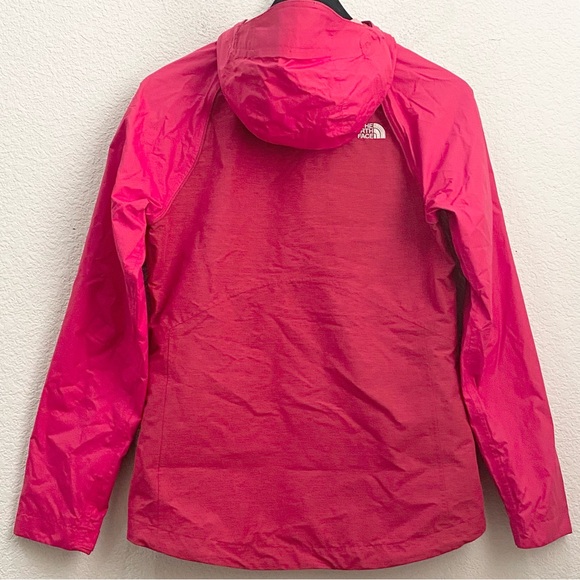 THE NORTH FACE Pink Red Dryvent Women’s Hooded Rain Jacket Size XS - Picture 4 of 16